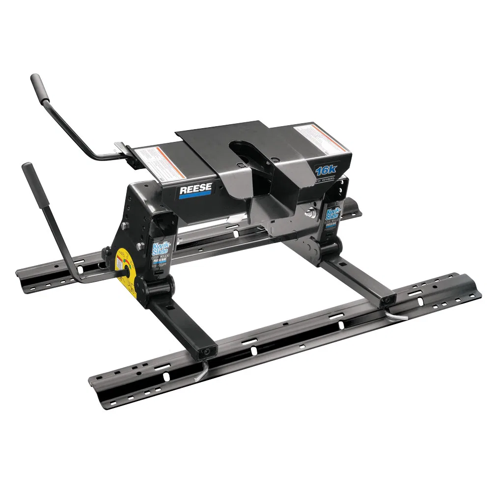 30051 – REESE Fifth Wheel Trailer Hitch, With Head/ Head Support/ 15 To 18 Inch Adjustable Height Base Assembly/ Hand...